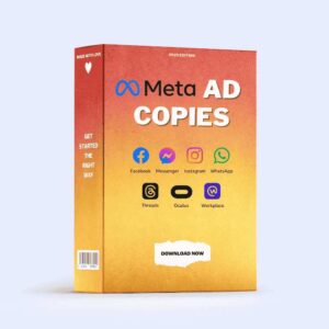 A premium bundle of 100+ Meta ad copies for real estate professionals, designed to save time, generate leads, and drive conversions effortlessly.